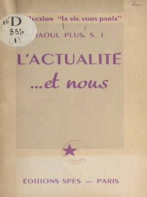 cover image of L'actualité... et nous